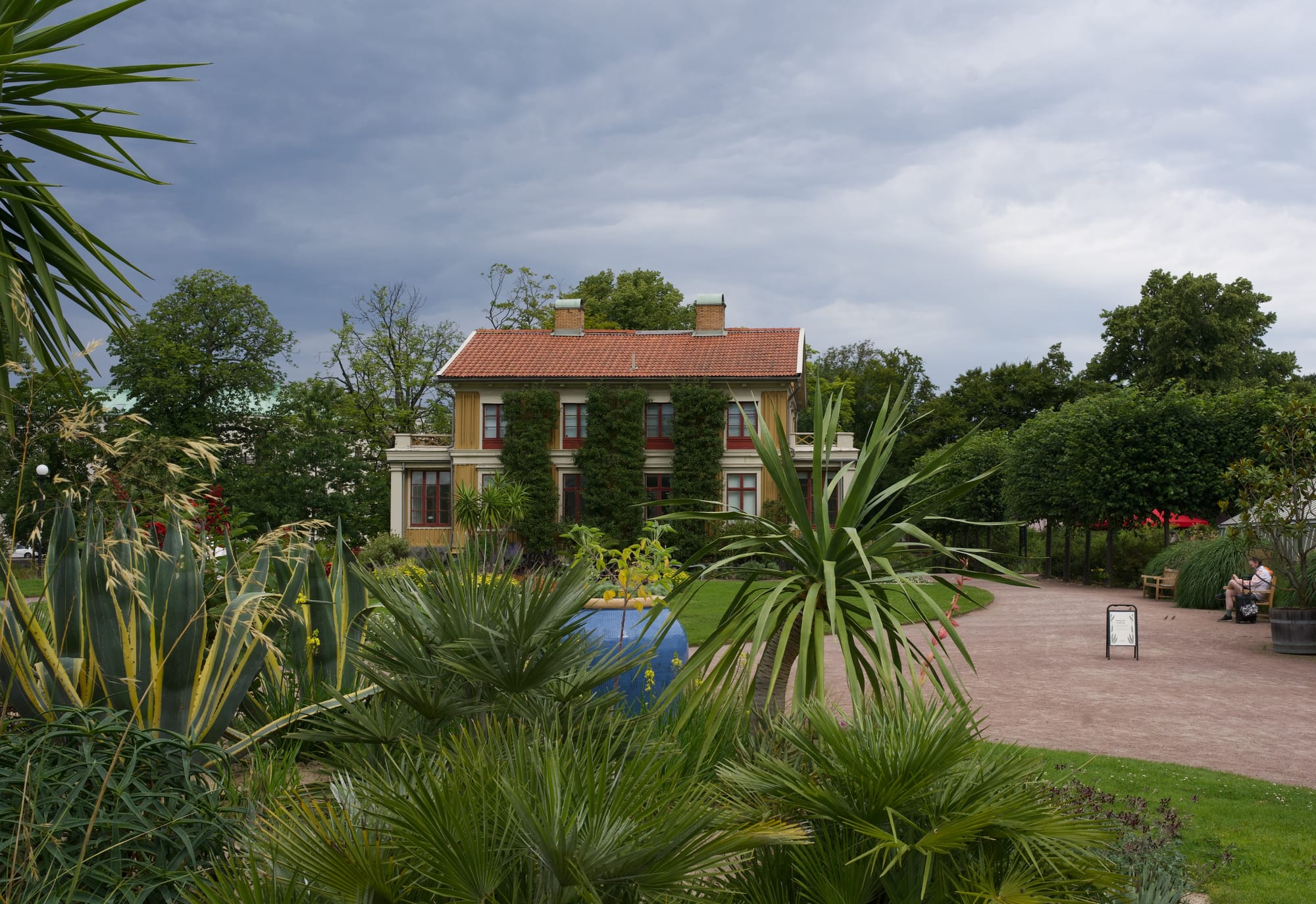 Old house in the park run by the Garden Society of Gothenburg